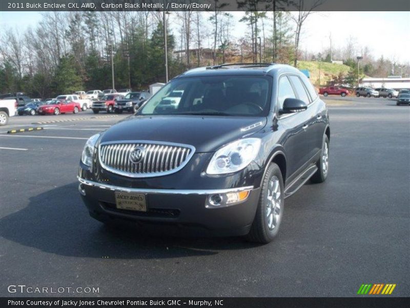 Carbon Black Metallic / Ebony/Ebony 2011 Buick Enclave CXL AWD