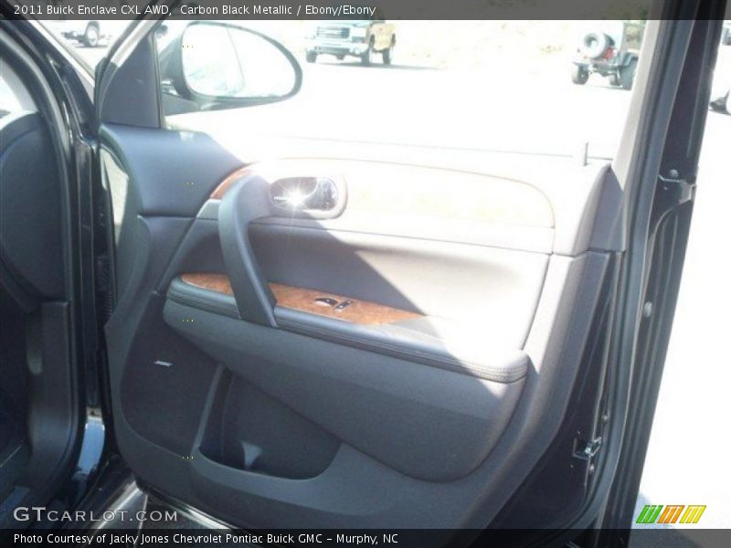 Carbon Black Metallic / Ebony/Ebony 2011 Buick Enclave CXL AWD