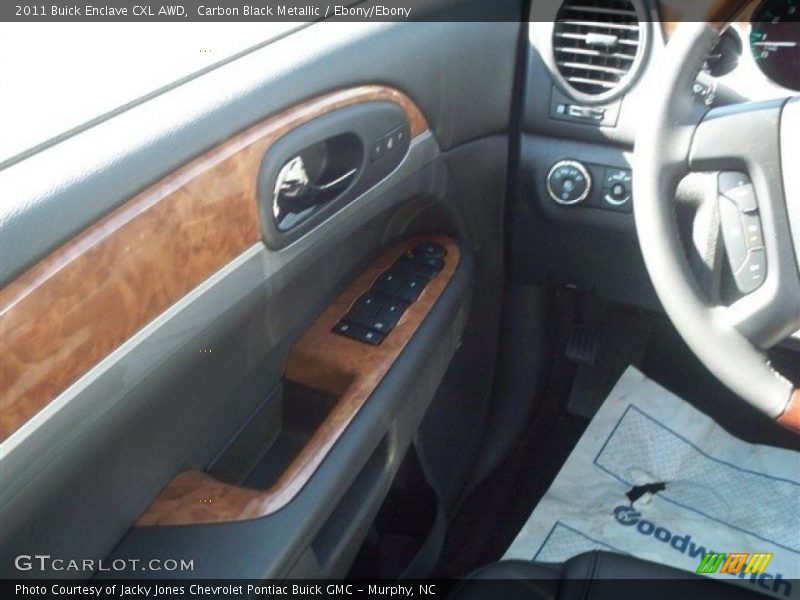 Carbon Black Metallic / Ebony/Ebony 2011 Buick Enclave CXL AWD