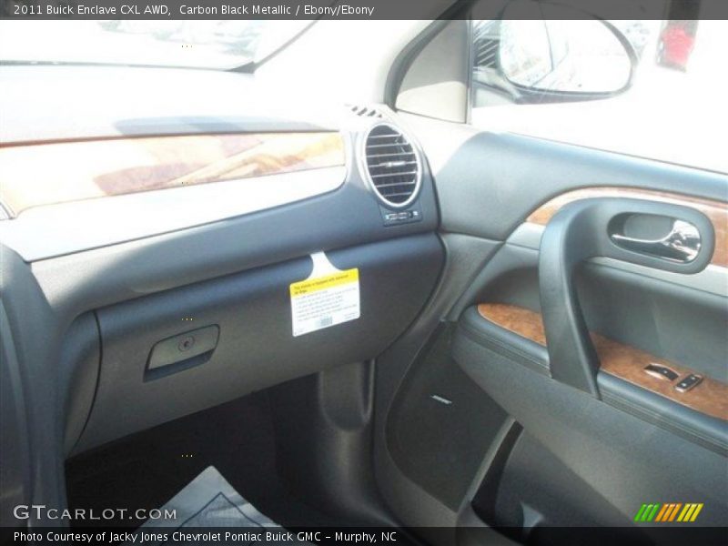 Carbon Black Metallic / Ebony/Ebony 2011 Buick Enclave CXL AWD