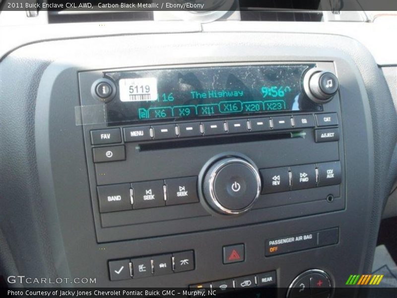 Carbon Black Metallic / Ebony/Ebony 2011 Buick Enclave CXL AWD