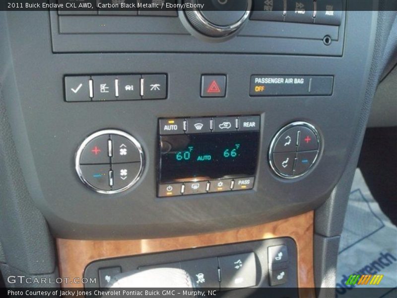 Carbon Black Metallic / Ebony/Ebony 2011 Buick Enclave CXL AWD