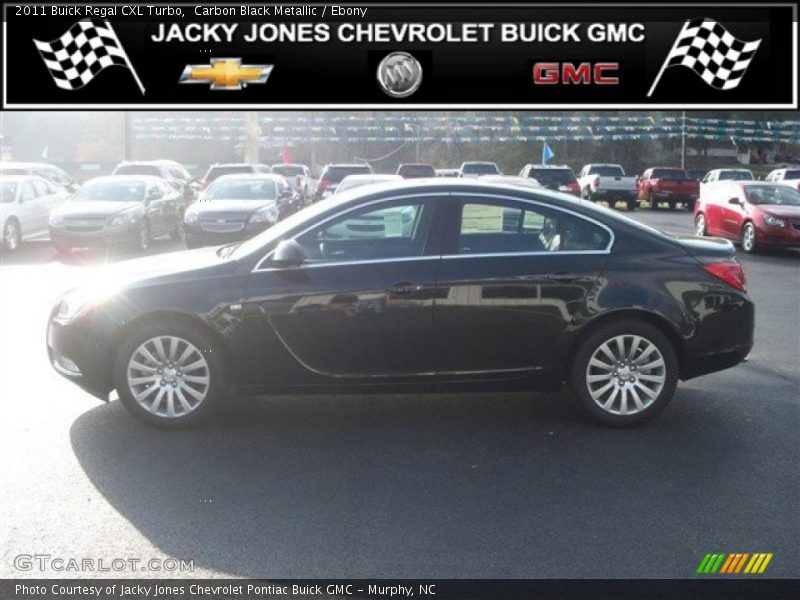 Carbon Black Metallic / Ebony 2011 Buick Regal CXL Turbo