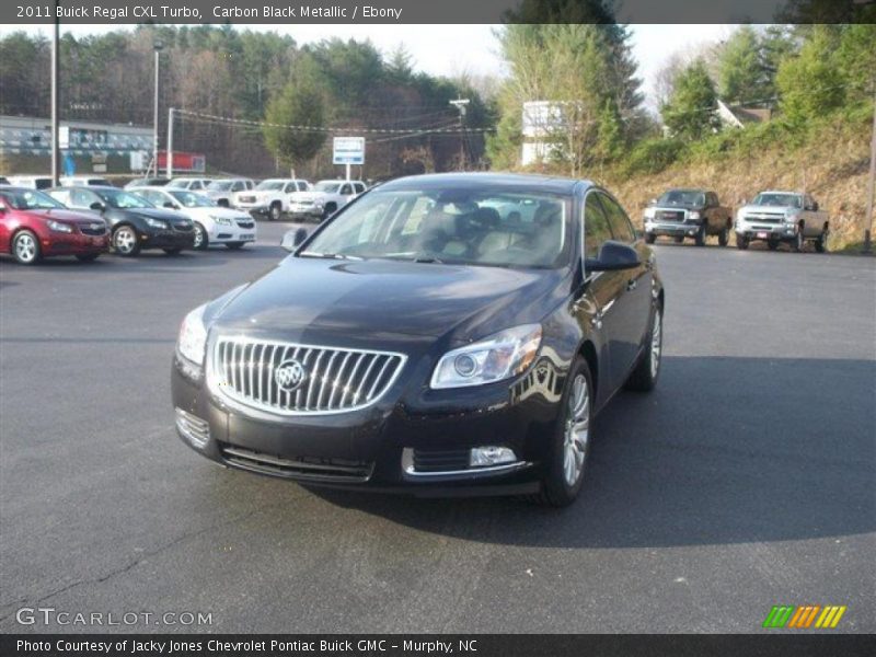 Carbon Black Metallic / Ebony 2011 Buick Regal CXL Turbo