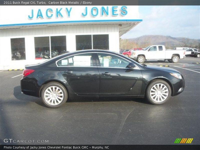 Carbon Black Metallic / Ebony 2011 Buick Regal CXL Turbo