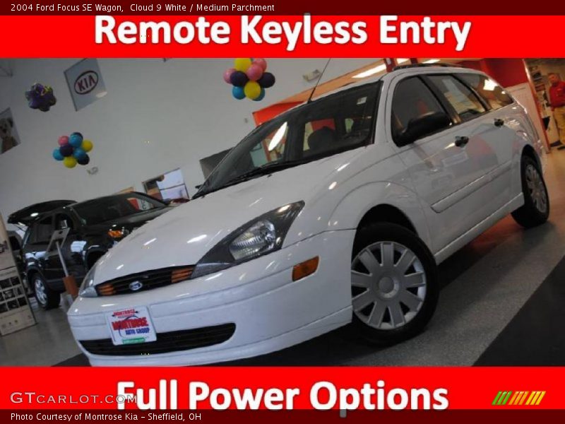 Cloud 9 White / Medium Parchment 2004 Ford Focus SE Wagon