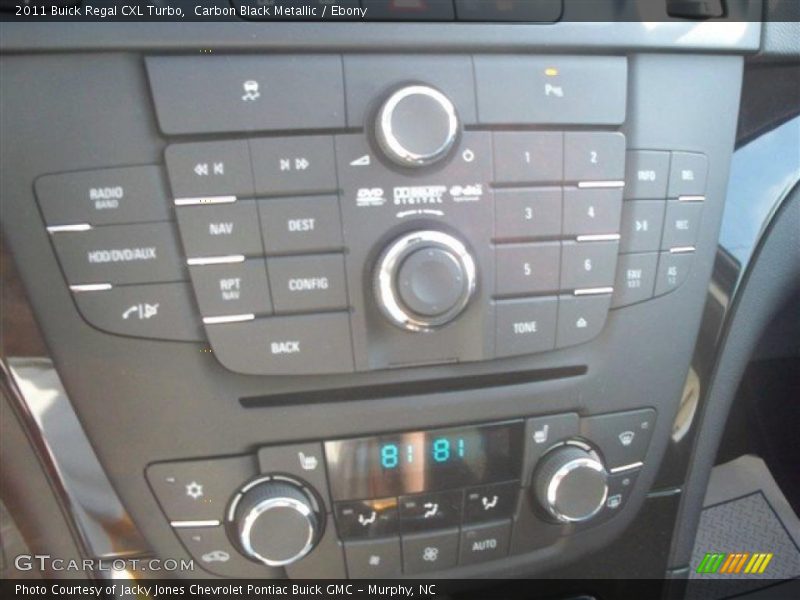 Carbon Black Metallic / Ebony 2011 Buick Regal CXL Turbo