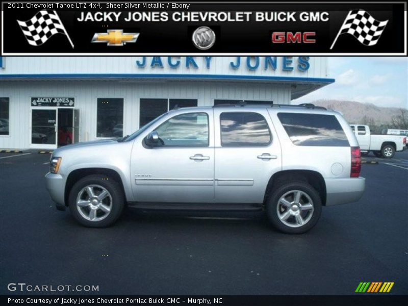 Sheer Silver Metallic / Ebony 2011 Chevrolet Tahoe LTZ 4x4