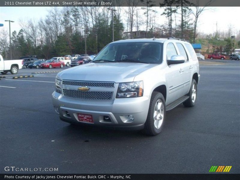 Sheer Silver Metallic / Ebony 2011 Chevrolet Tahoe LTZ 4x4