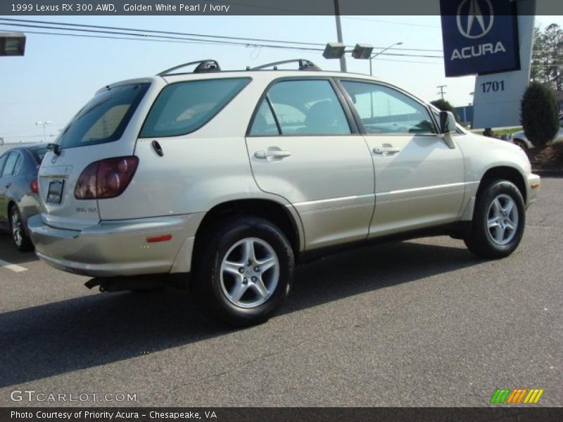 Golden White Pearl / Ivory 1999 Lexus RX 300 AWD
