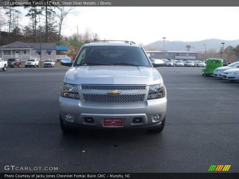 Sheer Silver Metallic / Ebony 2011 Chevrolet Tahoe LTZ 4x4