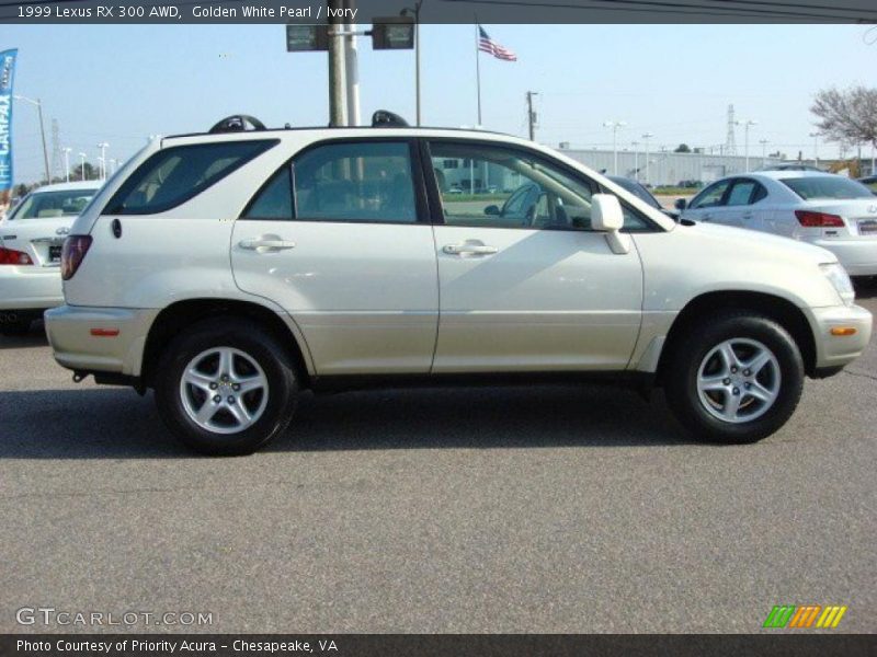 Golden White Pearl / Ivory 1999 Lexus RX 300 AWD
