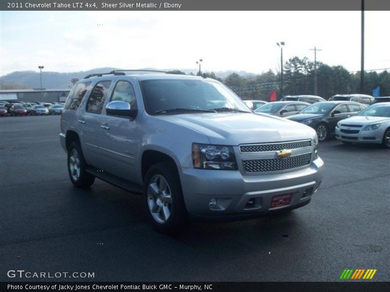 Sheer Silver Metallic / Ebony 2011 Chevrolet Tahoe LTZ 4x4