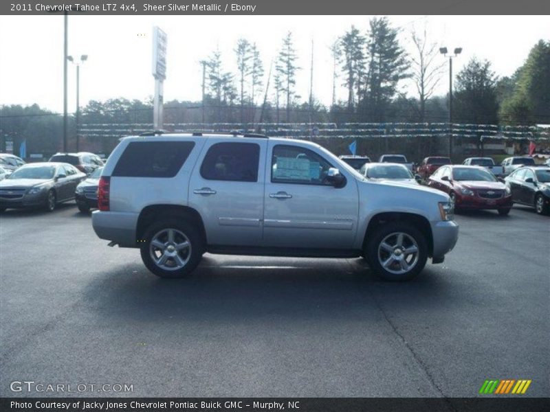 Sheer Silver Metallic / Ebony 2011 Chevrolet Tahoe LTZ 4x4