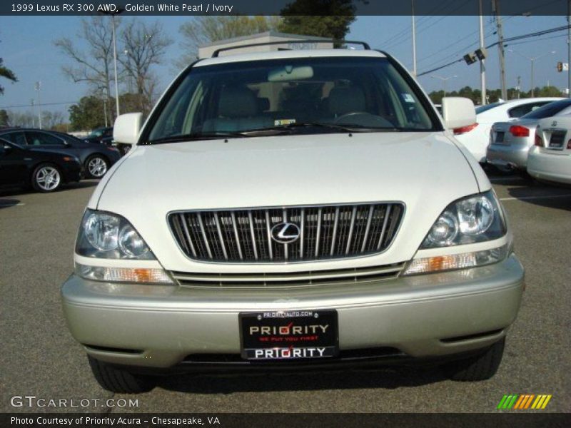 Golden White Pearl / Ivory 1999 Lexus RX 300 AWD