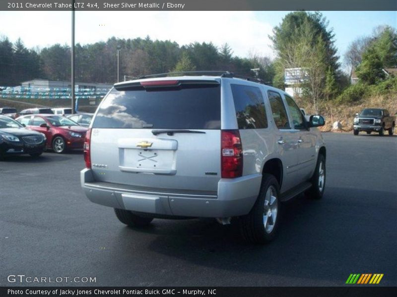 Sheer Silver Metallic / Ebony 2011 Chevrolet Tahoe LTZ 4x4