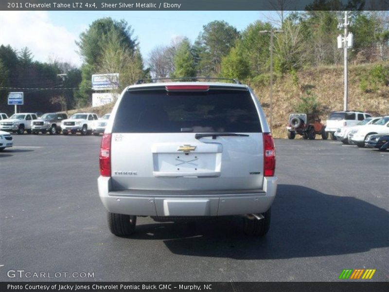 Sheer Silver Metallic / Ebony 2011 Chevrolet Tahoe LTZ 4x4
