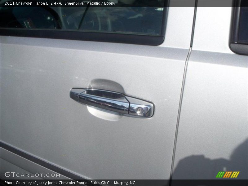 Sheer Silver Metallic / Ebony 2011 Chevrolet Tahoe LTZ 4x4