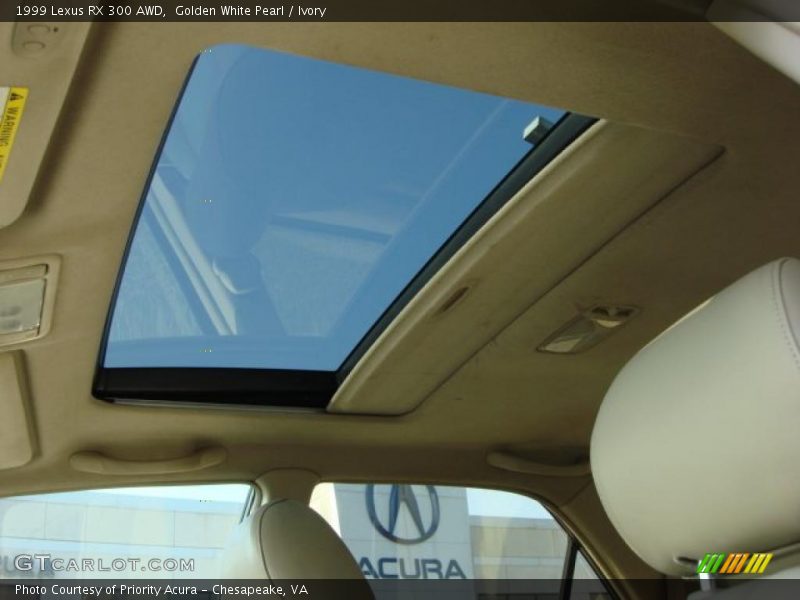 Golden White Pearl / Ivory 1999 Lexus RX 300 AWD