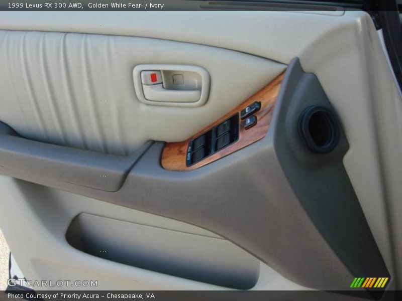 Golden White Pearl / Ivory 1999 Lexus RX 300 AWD