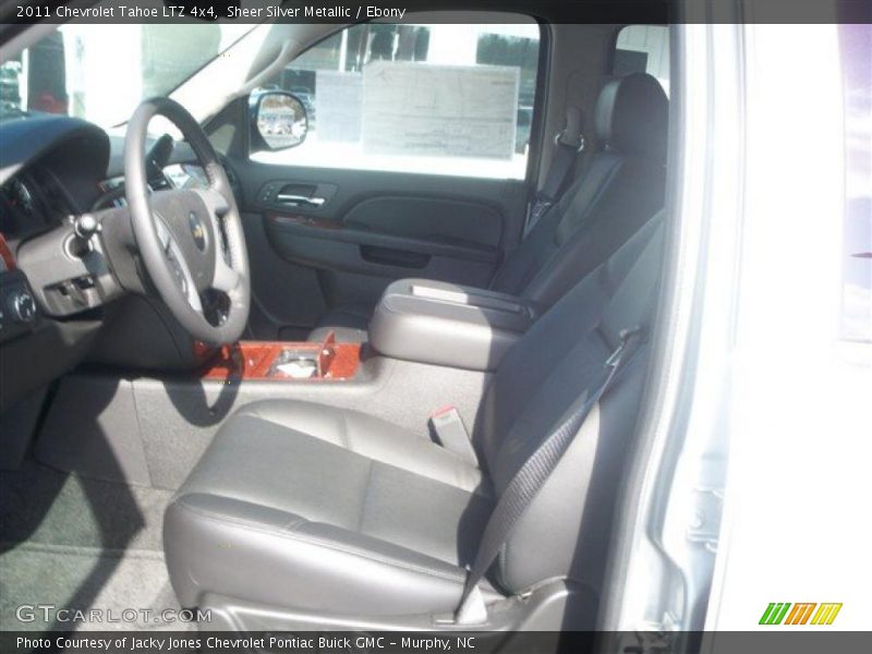Sheer Silver Metallic / Ebony 2011 Chevrolet Tahoe LTZ 4x4