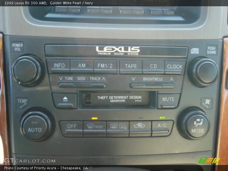 Golden White Pearl / Ivory 1999 Lexus RX 300 AWD