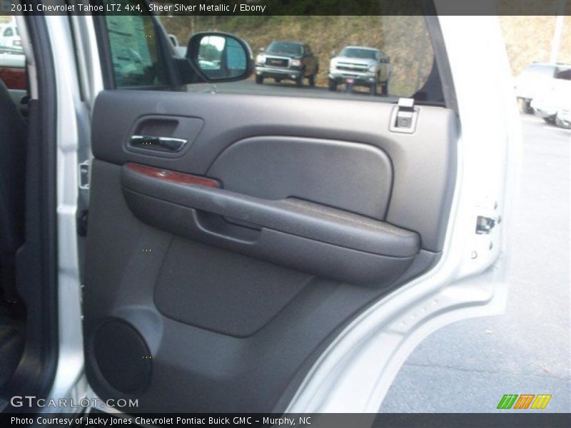Sheer Silver Metallic / Ebony 2011 Chevrolet Tahoe LTZ 4x4