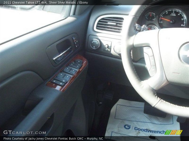 Sheer Silver Metallic / Ebony 2011 Chevrolet Tahoe LTZ 4x4