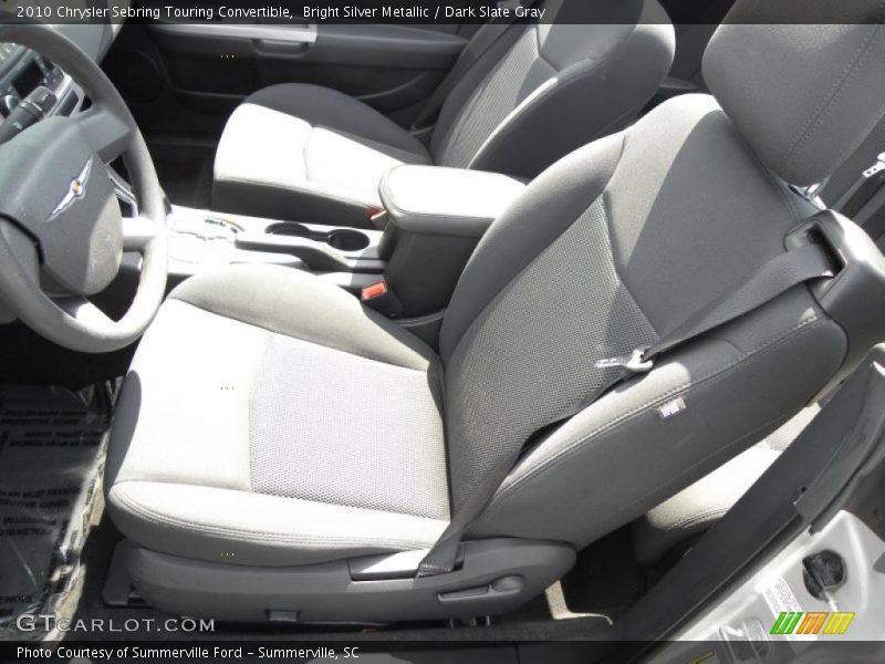 Bright Silver Metallic / Dark Slate Gray 2010 Chrysler Sebring Touring Convertible