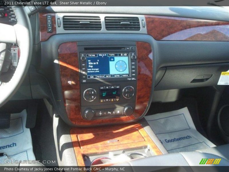 Sheer Silver Metallic / Ebony 2011 Chevrolet Tahoe LTZ 4x4