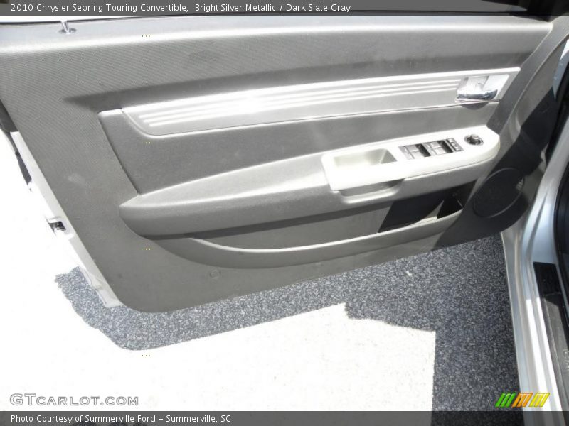 Bright Silver Metallic / Dark Slate Gray 2010 Chrysler Sebring Touring Convertible