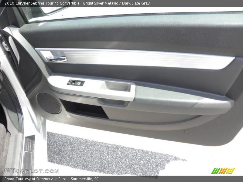 Bright Silver Metallic / Dark Slate Gray 2010 Chrysler Sebring Touring Convertible