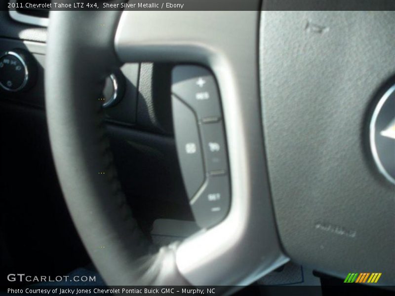 Sheer Silver Metallic / Ebony 2011 Chevrolet Tahoe LTZ 4x4