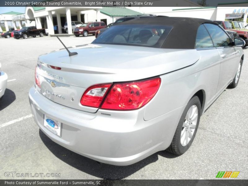 Bright Silver Metallic / Dark Slate Gray 2010 Chrysler Sebring Touring Convertible