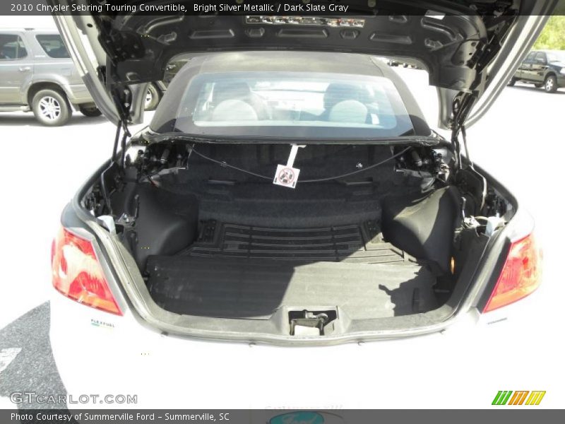 Bright Silver Metallic / Dark Slate Gray 2010 Chrysler Sebring Touring Convertible