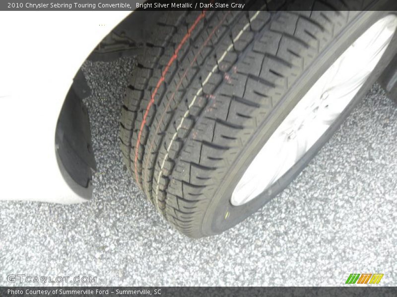 Bright Silver Metallic / Dark Slate Gray 2010 Chrysler Sebring Touring Convertible