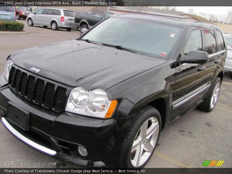 Black / Medium Slate Gray 2007 Jeep Grand Cherokee SRT8 4x4
