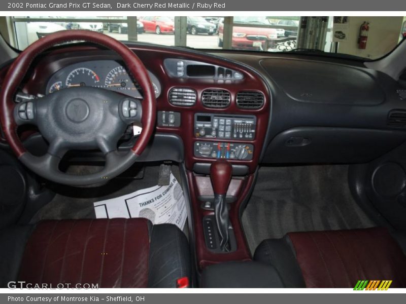  2002 Grand Prix GT Sedan Ruby Red Interior