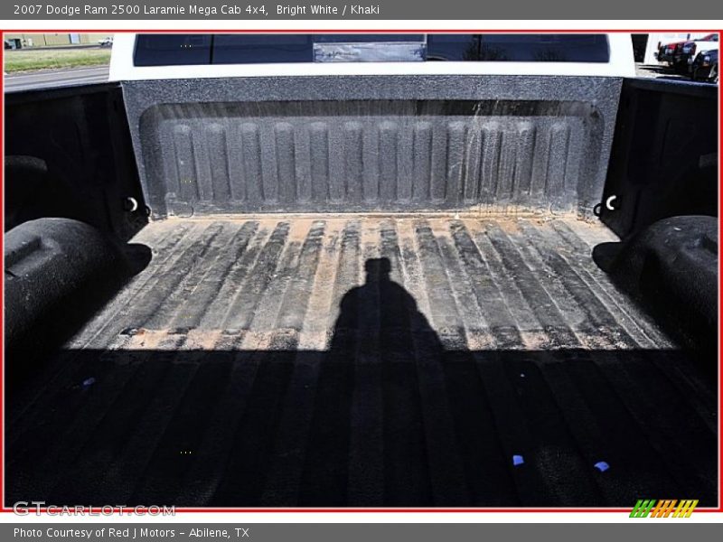 Bright White / Khaki 2007 Dodge Ram 2500 Laramie Mega Cab 4x4