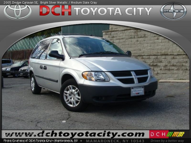 Bright Silver Metallic / Medium Slate Gray 2005 Dodge Caravan SE