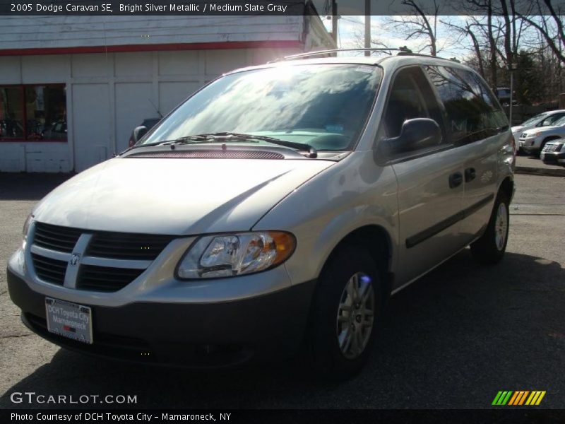 Bright Silver Metallic / Medium Slate Gray 2005 Dodge Caravan SE