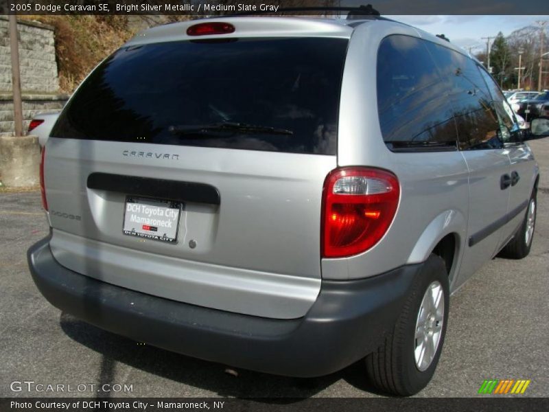 Bright Silver Metallic / Medium Slate Gray 2005 Dodge Caravan SE