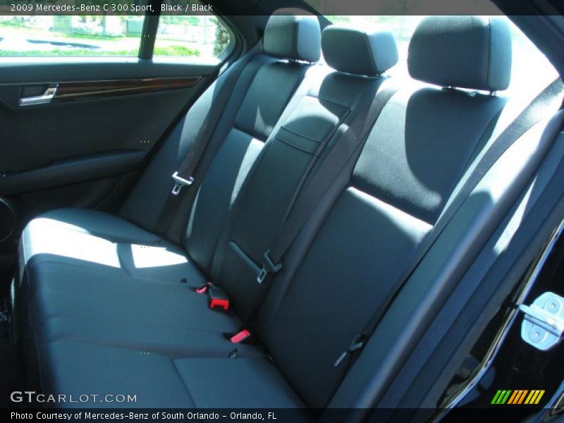 Black / Black 2009 Mercedes-Benz C 300 Sport