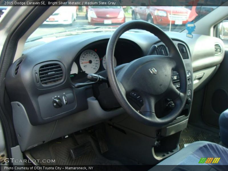 Bright Silver Metallic / Medium Slate Gray 2005 Dodge Caravan SE