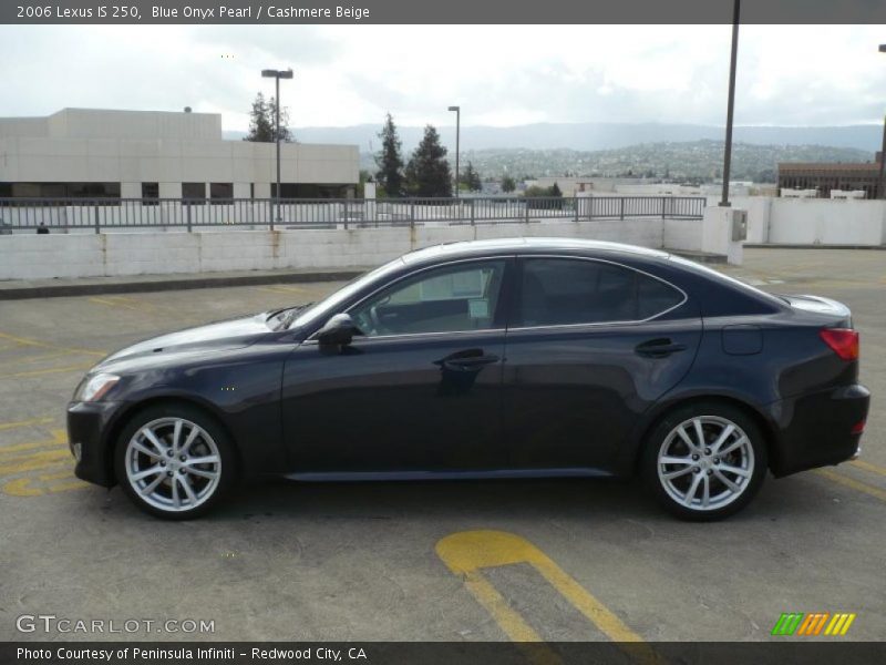 Blue Onyx Pearl / Cashmere Beige 2006 Lexus IS 250