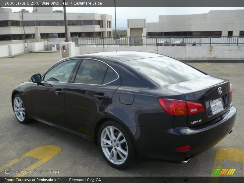 Blue Onyx Pearl / Cashmere Beige 2006 Lexus IS 250