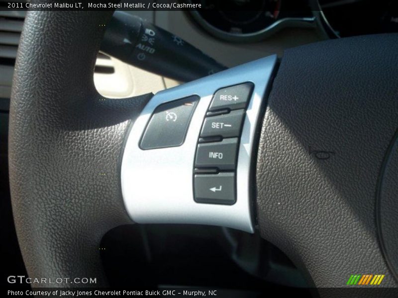 Mocha Steel Metallic / Cocoa/Cashmere 2011 Chevrolet Malibu LT