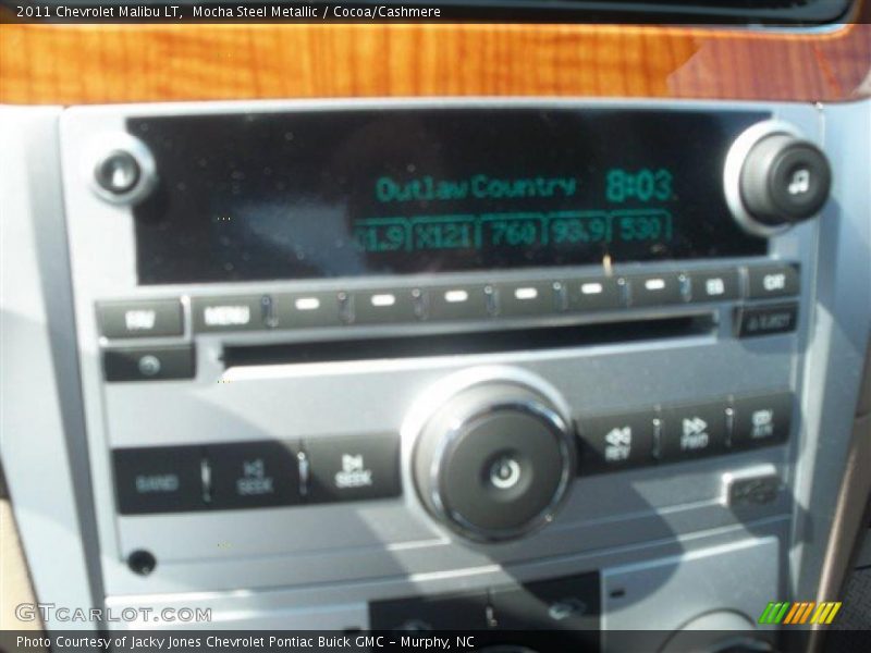 Mocha Steel Metallic / Cocoa/Cashmere 2011 Chevrolet Malibu LT