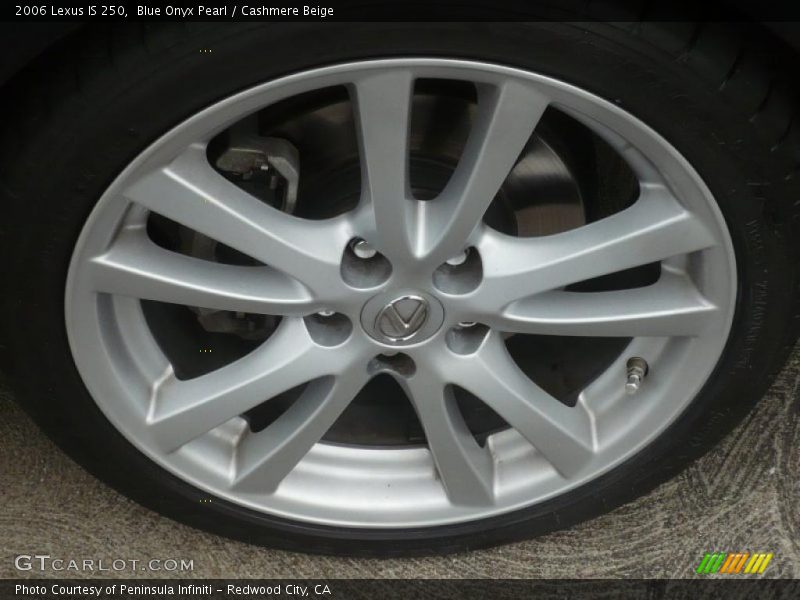 Blue Onyx Pearl / Cashmere Beige 2006 Lexus IS 250