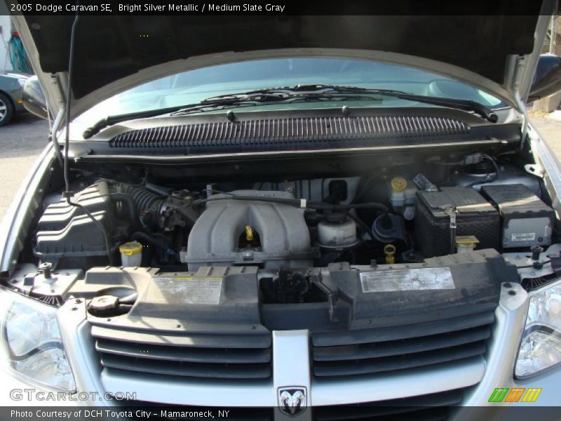Bright Silver Metallic / Medium Slate Gray 2005 Dodge Caravan SE
